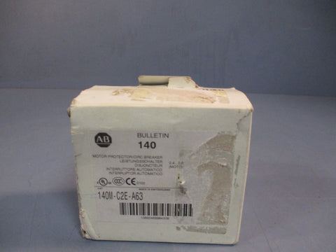 AllenBradley Motor Protector Circuit Breaker 460V, 3 Pole  140MC2EA63
