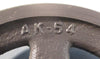Browning AK54x5/8 V-Belt Sheave Pulley Single Groove 5/8" Bore 5.25" OD Lot of 3
