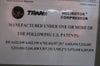 Trane CHHT0M4TKA0R092ANNN Helirotor Refrigeration Compressor R134A 400/460V