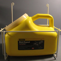 Stanley 11081 Blade Disposal Kit Yellow Container w/ White Wire Rack 11080