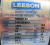 Leeson 108052.00 DC Permanent Magnet Motor C4D17FK8D 1800 RPM 5/8" Shaft Dia