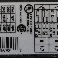 Telemecanique LC1D09B7 Contactor 20692 3DY19 2616446003