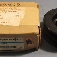 Dodge Baldor 118215 Taper Lock Sheave 2B4.21610 2 Grooves 4.55" OD