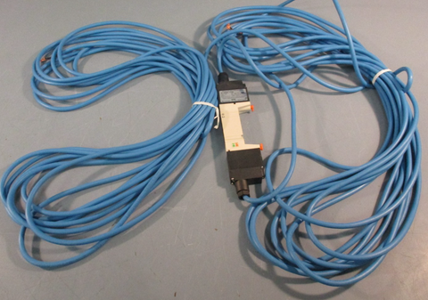SMC 53-SY5140-TT100E Dbl Intristically Safe Solenoid Valve 53SY116TT100 w/Cables