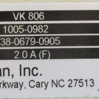 Varian VK806 8-Channel Syringe Pump 1005-0982 115VAC 2A 60Hz