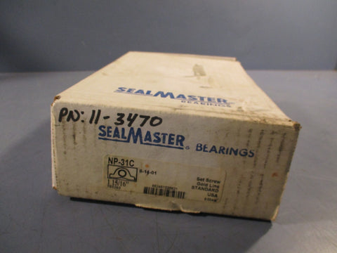 SealMaster 115/16" Pillow Block Ball Bearing NP31C