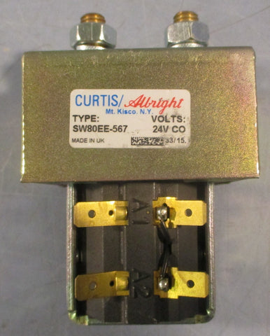 Curtis Albright SW80EE567 Contactor Assembly 24V CO