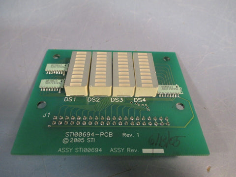 STI Assembly, Display Card STI00694-PCB Rev. 1