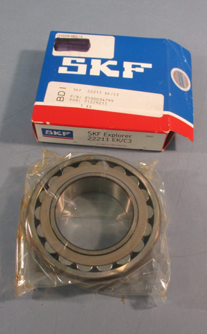 Skf 22211 EK/C3 Explorer Spherical Roller Bearing, Tapered Bore