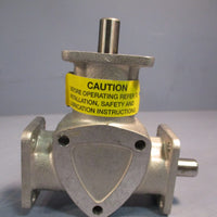 BOSTON GEAR 11423558 Spiral Bevel Rear Drive, 1750 RPM 1:1 Ratio .91 HP, RA621