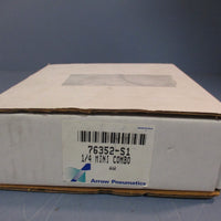 Arrow Pneumatics 1/4 Mini Combo FilterRegulator 76352S1