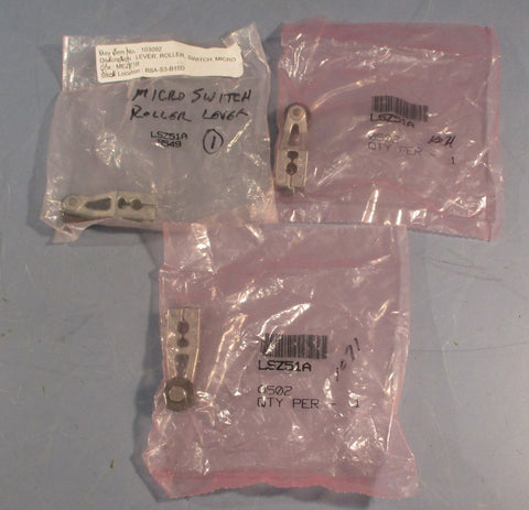 Honeywell LSZ51A Limit Switch Roller Lever Fixed Nylon (Lot of 3)