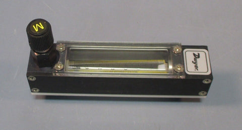 Dwyer Flowmeter 65mm Flow Meter with "M" Dial Used