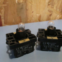 Telemecanique Push Button Light Module 400V Max (Lot of 2) ZBV6