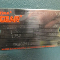 Dodge 5262 Tigear Single Reduction Gearbox 1750 RPM, SR96041L1 SR96041 B YU
