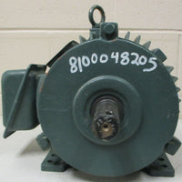 Toshiba B0052FLF2AMH03 Induction Motor 3 PH 5HP 3500RPM 11/8" Shaft Dia NOS