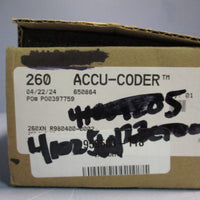 AccuCoder Incremental Encoder Products 260NR98H0400RHV1SMKNF2CE