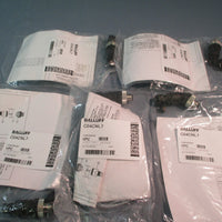BALLUFF MICROCHANGE ATTACHABLE MALE STRAIGHT CONNECTOR C04CNL7 LOT OF FIVE
