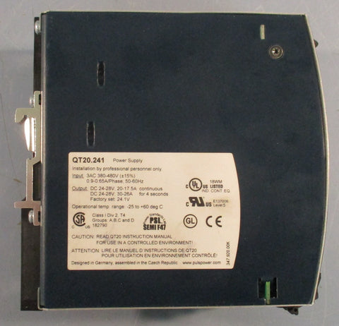 Puls Dimension QT20.241 Power Supply 3Phase 380480V 24VDC 480W