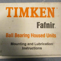 Fafnir Survivor RTU 1 1/4 NT Corrosion Resistant Take Up Bearing 11/4" Bore