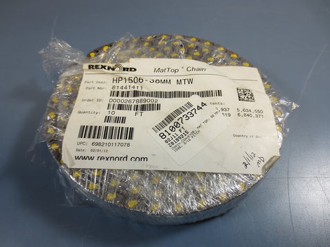 Rexnord 81441411 HP1506-38mm MTW Conveyor Chain 10 Ft Mat top