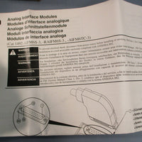 Allen Bradley 1492AIFM6S3 Ser A Isolated FeedThrough Analog Interface Module