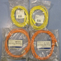 (Lot of 4) Telemecanique Square D XSZCD101 Cable Assembly, Connector XSZCD101Y