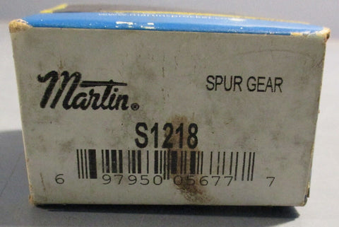 Martin S1218 Sprocket Spur Gear STL STK  5/8 Inch Bore 18 Teeth