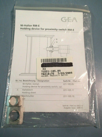 GEA TUCHENHAGN GmbH Holding Device for Proximity Switch RME TU221105.89