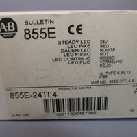 LOT OF 3 ALLEN BRADLEY STEADY LED STACK LIGHT SERIES A 885E24TL4