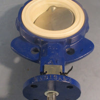 Keystone 990 Butterfly Control Valve 4" 316SS Stem and Disc 150 PSI