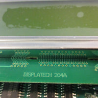 K-TRON 9191-30785-E CONTROL PANNEL CPU BOARD W/DISPLATECH 204A 9184-30785-C