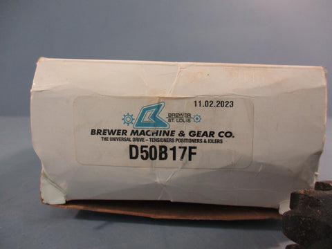 Brewer D50B17 Idler Sprocket 1" Bore 2Row 17 Teeth Per Row 13/4" W