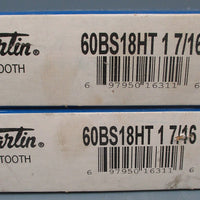 Martin Saber Tooth Sprockets: 60BS18HT 1 7/8 Lot of 2