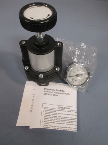 NATIONAL-BULK-EQUIPMENT 1-2 SER STANDARD PRECISION AIR FILTER REGULATOR WM-50037