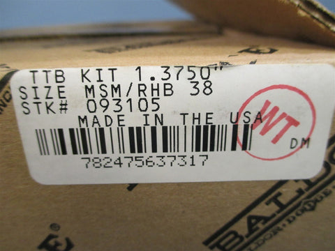 Dodge 093105 MSM/RHB 38 TTB Kit 1.3750  New