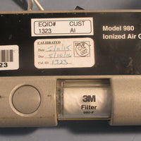 3M Model 980 Ionized Air Gun and Filter  w/ Model 13967 Power Supply