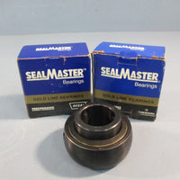 Lot of (3) SealMaster 2-12 Gold Line Insert Bearing 1-1/8"