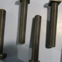 Square Head Screws 3x4" head, 3 1/4" Long   1/2" Dia Lot of 12 NOS