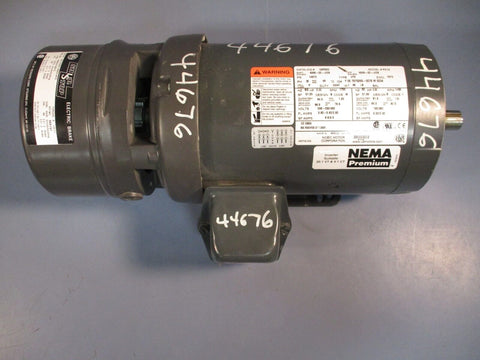 Nidec US Motors U2P2DC Brake Motor 2 HP FD15 1750 RPM 208-230/460 V Shur Stop