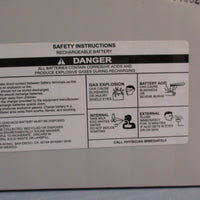 SIMPLEX 2081-9276 Model STR 112-053 12V 33.0 AH Rechargeable Battery