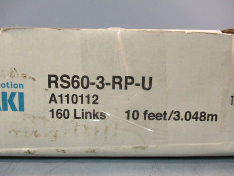 TSUBAKI 10 Feet 3.048m Roller Chain RS60-3-RP-U, 160 Links A110112