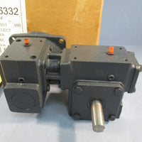 Hub City 0220-66332 Gear Reducer 1800:1 Ratio Model 1804, 56C Style LBLR