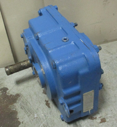 Foote Jones 8207-H25 Shaft Mounted Drive 25:1 Gear Reducer 60 RPM Out 10.51 HP