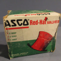 Asco 8321G2 Red Hat Solenoid Valve 3/8" Pipe, 110/120V .6 Watts, 50/60 Hz