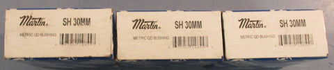 Martin SH 30MM Metric Quick Disconnect Bushing 30mm Bore Lot of 3
