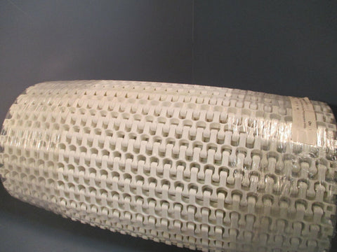 HABASIT 10" x 17.71" PLASTIC MODULAR BELT GRIP TOP POLYPROPYLENE WHITE M2540