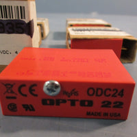 Lot of (5) Opto22 ODC24 (ODC24) Standard Input/Output Module 4 to 32VDC, NEMA 1