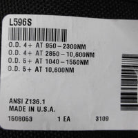 UVEX L596S Laser Glasses White With Case + Safety Cord