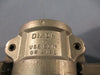 Lot of (2) Dixon C-100 316 Stainless Steel Coupler, Use clip or wire